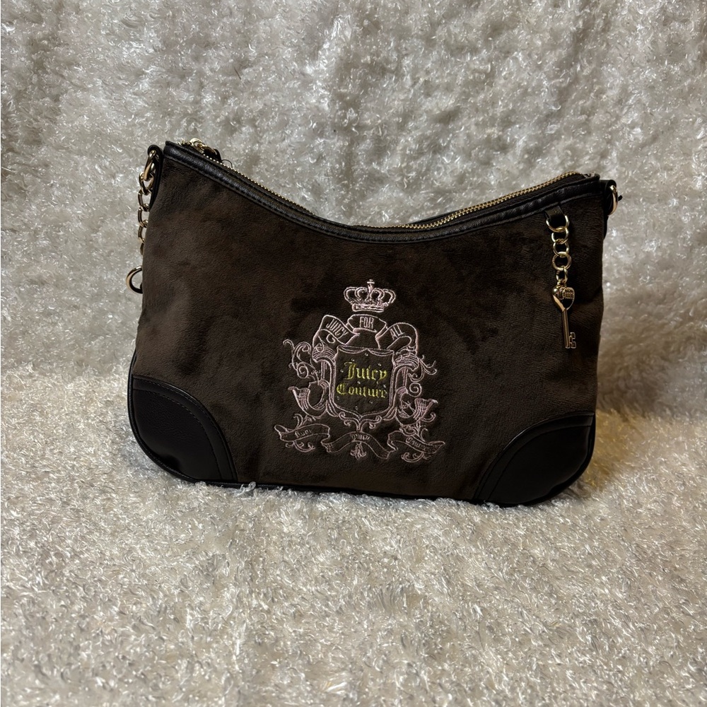 JUICY COUTURE Juicy For All Brown Crossbody Bag